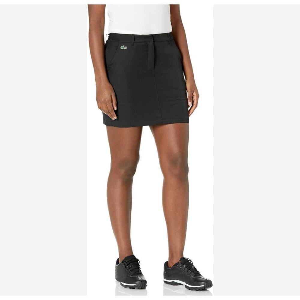 LACOSTE size 12 golf tennis pickleball skirt black - Picture 6 of 7